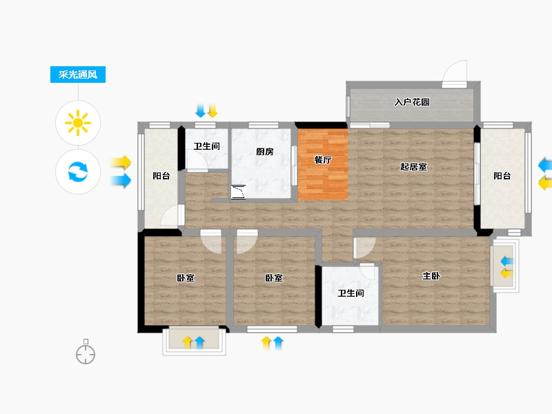 广西壮族自治区-百色市-领袖尚都-99.02-户型库-采光通风