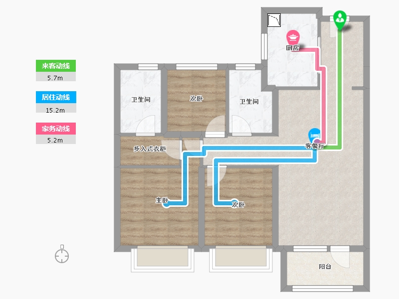 陕西省-渭南市-富力城-78.07-户型库-动静线