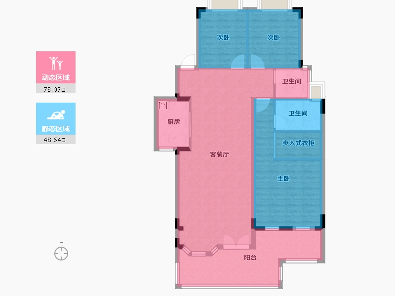 广东省-广州市-大城云山-109.50-户型库-动静分区