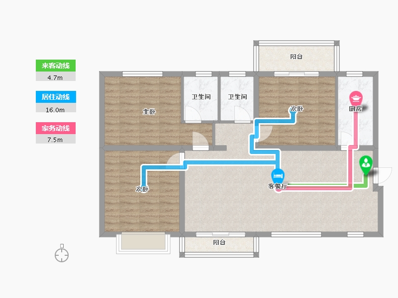 山西省-运城市-畅享-102.56-户型库-动静线