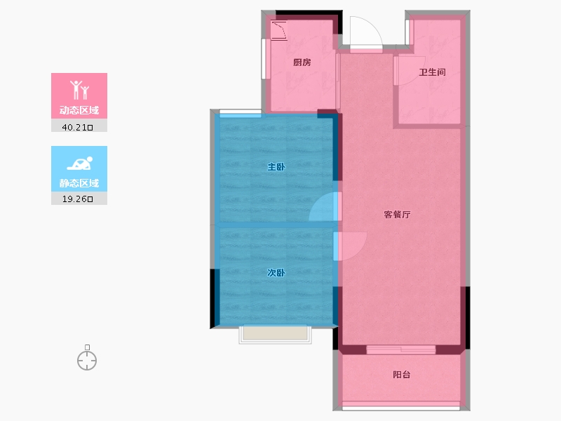 福建省-福州市-大唐星悦世家-53.00-户型库-动静分区