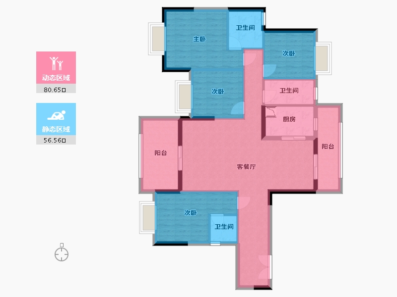 广东省-阳江市-金河湾-123.37-户型库-动静分区