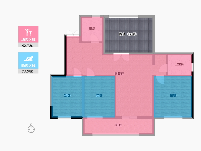 山东省-潍坊市-上城浞府-108.00-户型库-动静分区