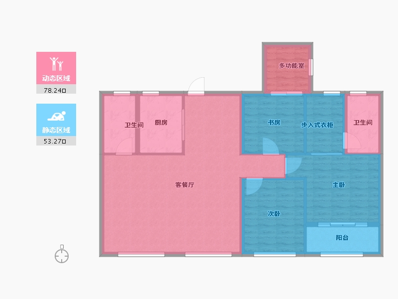 湖南省-长沙市-建发央著-120.00-户型库-动静分区