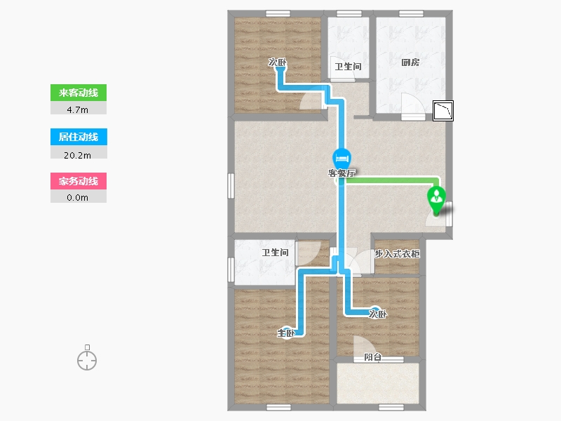 河北省-唐山市-罗马世纪城-98.01-户型库-动静线