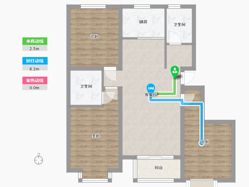 河北省-承德市-泰悦府-85.45-户型库-动静线