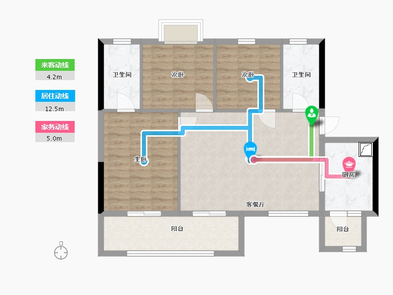 广东省-肇庆市-肇庆锦绣山河-89.14-户型库-动静线