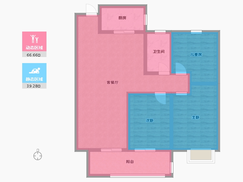 河南省-周口市-箕城上院-94.45-户型库-动静分区