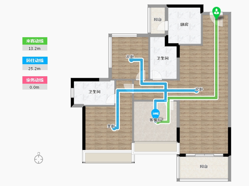 广东省-中山市-龙光玖誉山-121.56-户型库-动静线