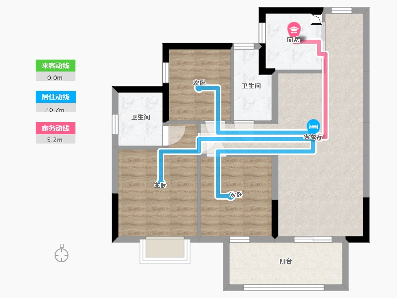 广西壮族自治区-南宁市-龙光天曜-77.07-户型库-动静线