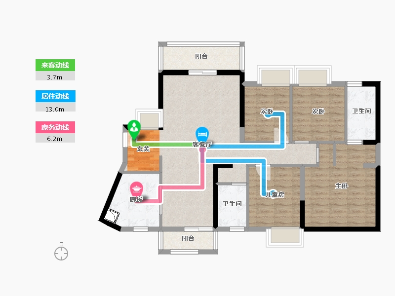 广东省-东莞市-海德琥珀臺-101.09-户型库-动静线