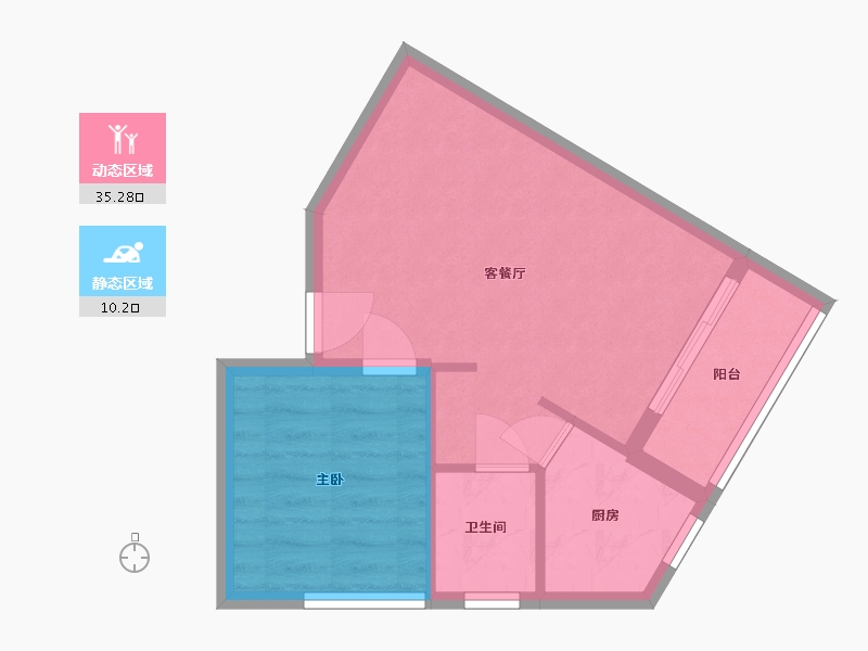 广西壮族自治区-防城港市-国际环球城-40.77-户型库-动静分区