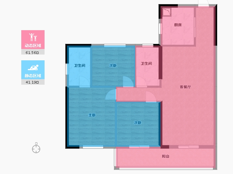 广东省-东莞市-大新鸿基豪庭-92.47-户型库-动静分区