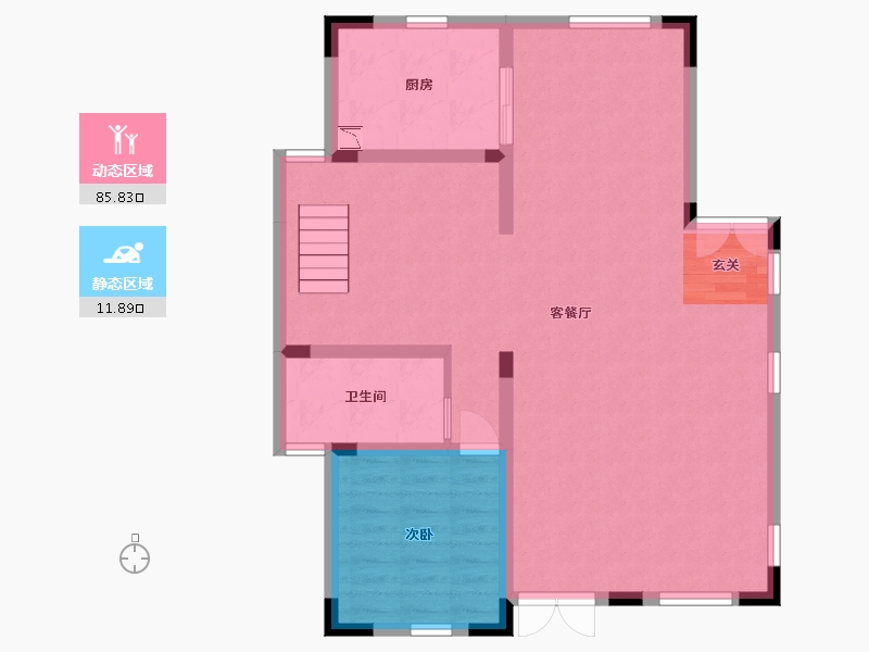 广东省-东莞市-艺境松山湖-89.21-户型库-动静分区