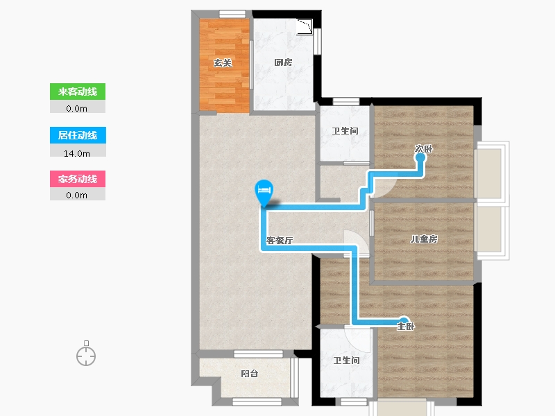 广东省-东莞市-艺境松山湖-77.43-户型库-动静线