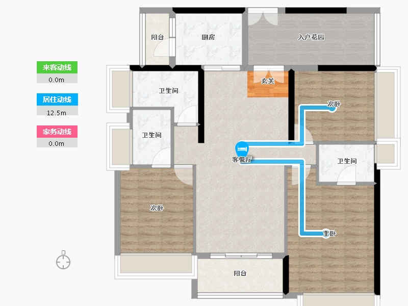 广东省-中山市-利和文华里-106.47-户型库-动静线