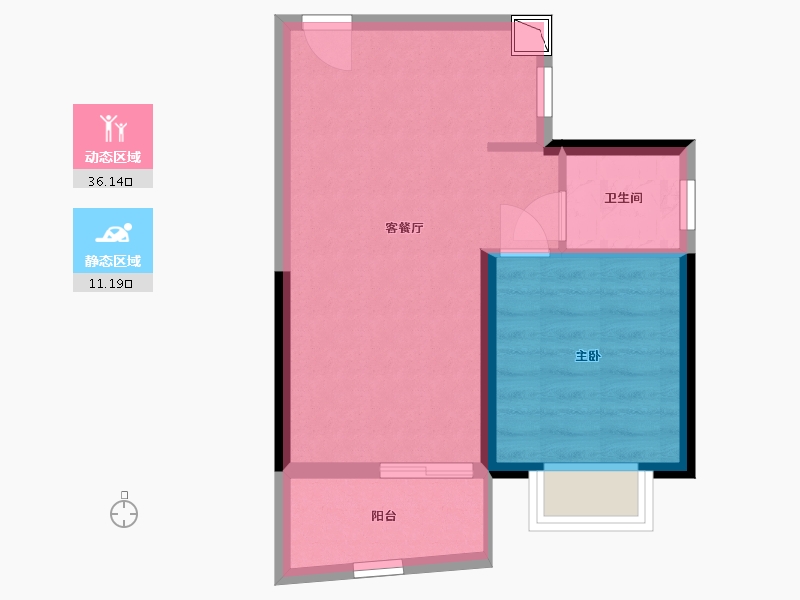 广西壮族自治区-北海市-兖矿中垠悦城-42.20-户型库-动静分区