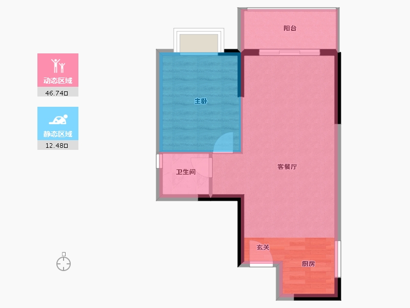 广西壮族自治区-桂林市-滨江国际-54.12-户型库-动静分区