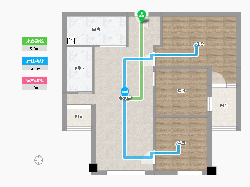 广东省-东莞市-富盈今朝-70.19-户型库-动静线