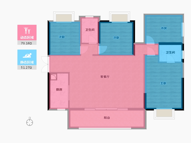 广西壮族自治区-南宁市-大都郡-109.58-户型库-动静分区