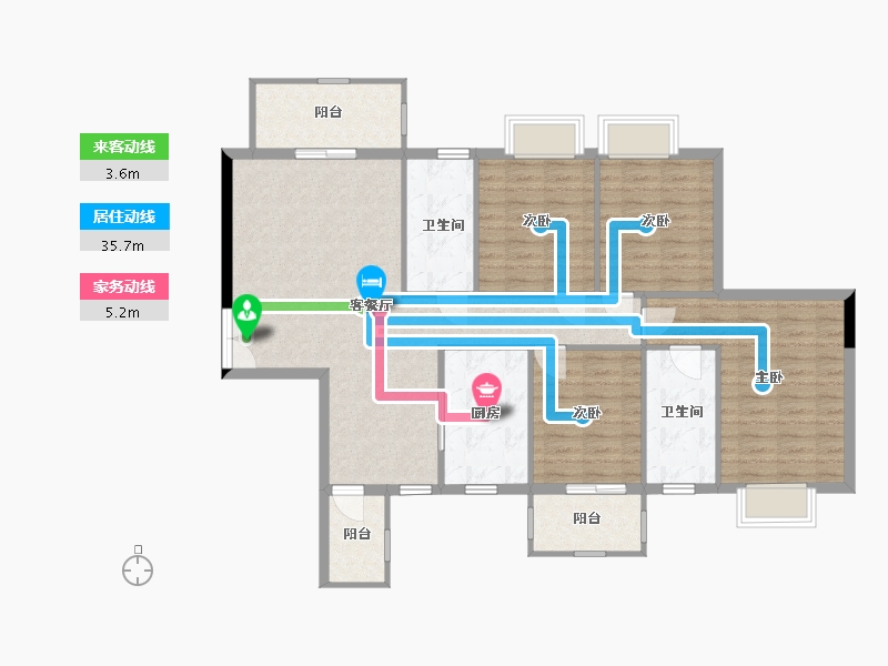 广西壮族自治区-北海市-远辰龙湾名郡-114.87-户型库-动静线