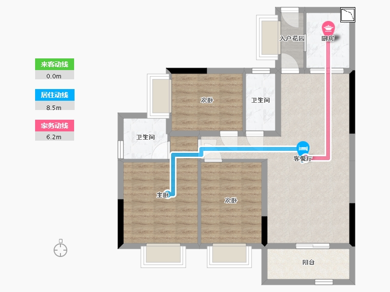 广西壮族自治区-北海市-龙门馨园-81.12-户型库-动静线