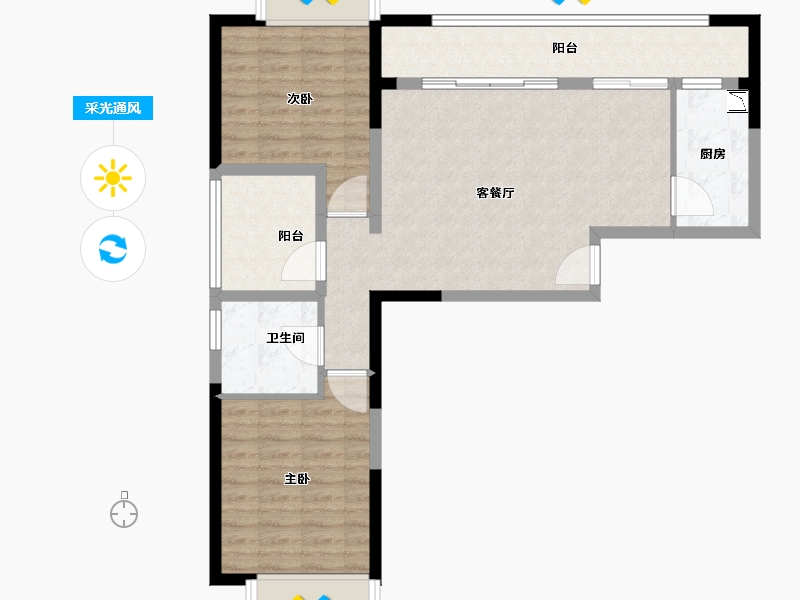 广西壮族自治区-南宁市-科瑞江韵-82.51-户型库-采光通风