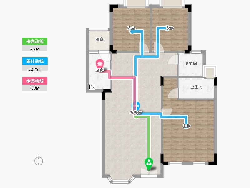 广东省-广州市-大城云山-102.05-户型库-动静线