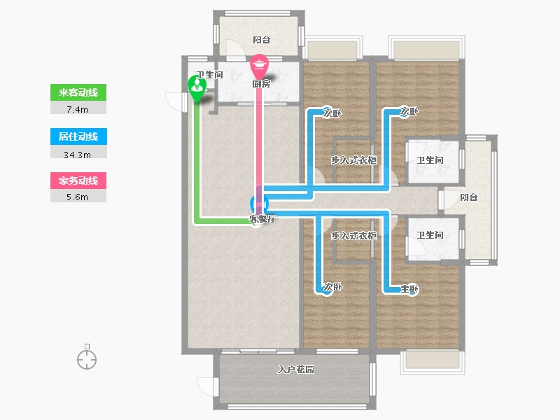 广东省-揭阳市-紫麟华府-154.67-户型库-动静线