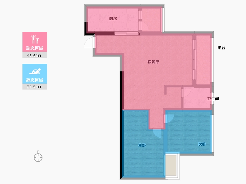 广西壮族自治区-南宁市-亲水湾-59.12-户型库-动静分区