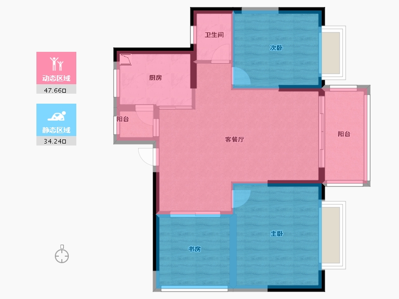 广西壮族自治区-南宁市-亲水湾-73.35-户型库-动静分区