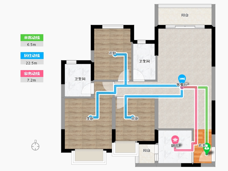 广西壮族自治区-桂林市-恒大江湾-88.19-户型库-动静线