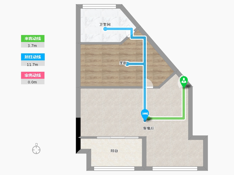 广西壮族自治区-南宁市-凤岭名园弥珍道-45.99-户型库-动静线