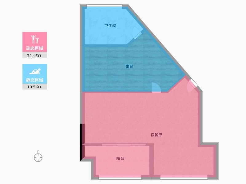 广西壮族自治区-南宁市-凤岭名园弥珍道-45.99-户型库-动静分区