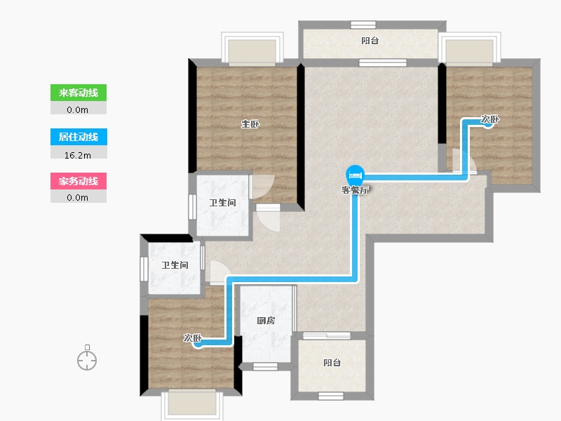 广西壮族自治区-北海市-贵玉苑-87.72-户型库-动静线