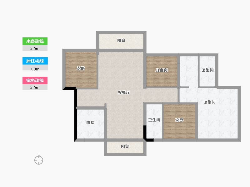 广东省-东莞市-松湖悦府-108.98-户型库-动静线