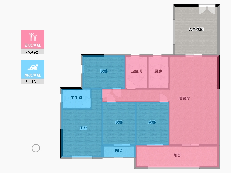 广西壮族自治区-南宁市-大世界碧贵园-137.49-户型库-动静分区