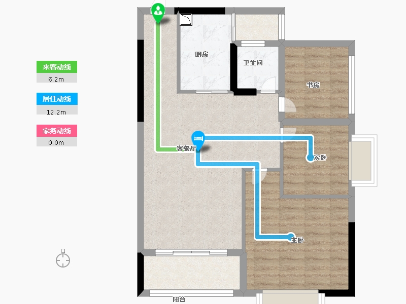 广西壮族自治区-南宁市-亲水湾-72.97-户型库-动静线