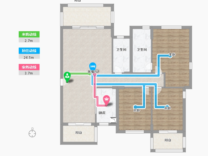 福建省-南平市-凯旋城-101.99-户型库-动静线