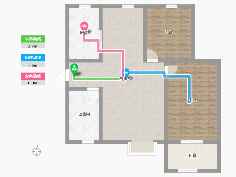 陕西省-西安市-望贤城启-92.00-户型库-动静线