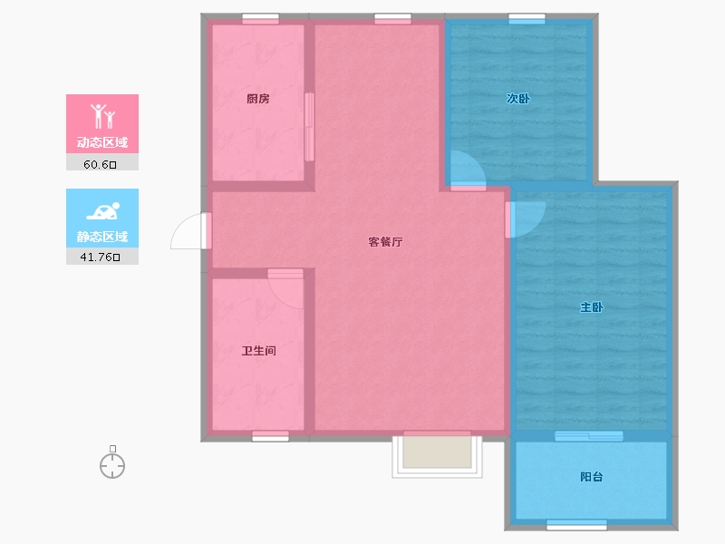 陕西省-西安市-望贤城启-92.00-户型库-动静分区