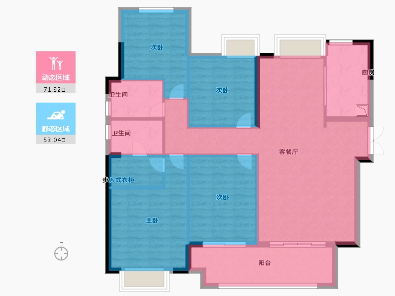 福建省-莆田市-中建荔景新城-112.86-户型库-动静分区