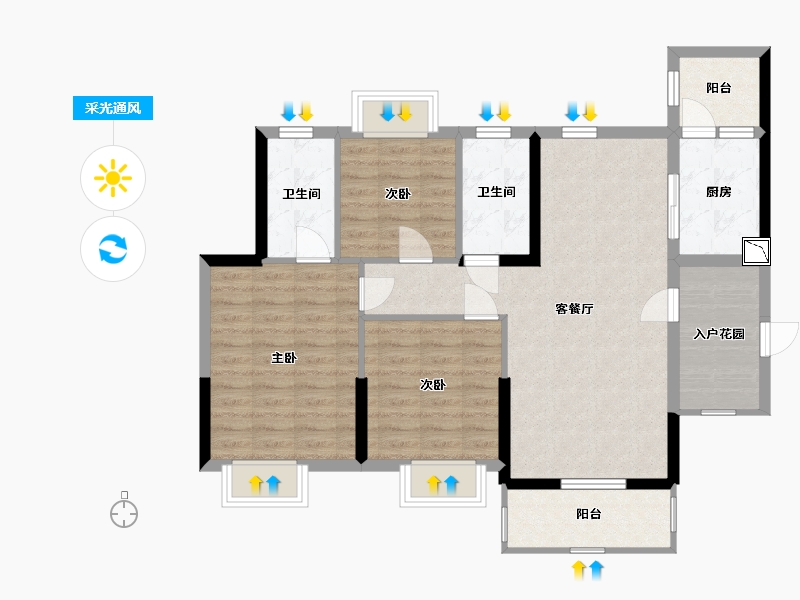 广东省-肇庆市-林隐天下-93.21-户型库-采光通风