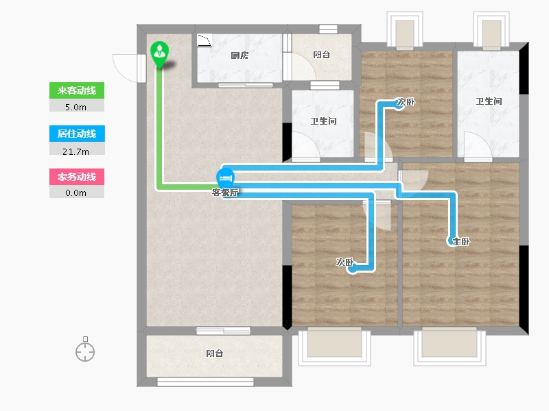 四川省-成都市-龙光玖龙府-81.09-户型库-动静线