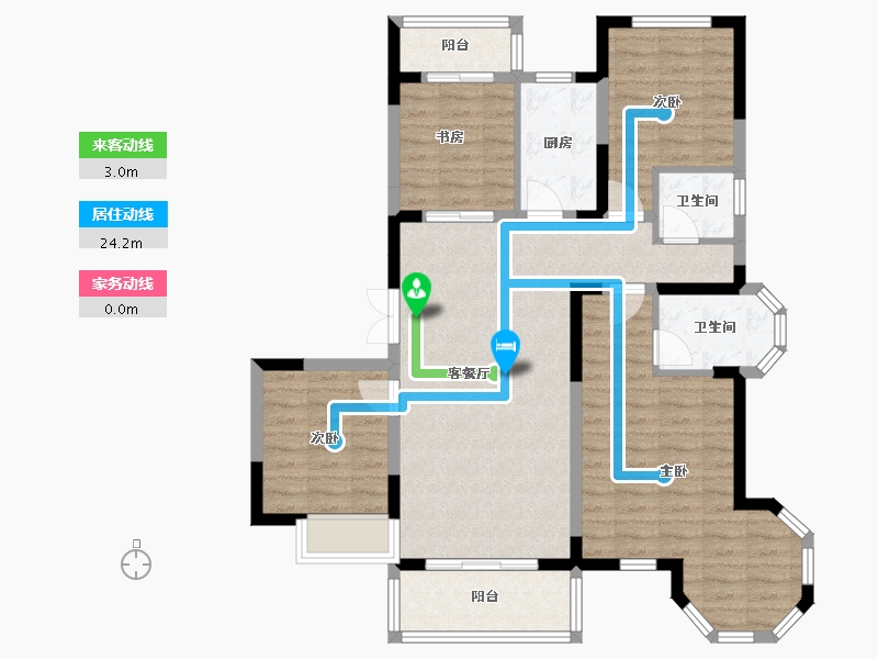 河南省-洛阳市-宏矗龙铂郡-100.75-户型库-动静线