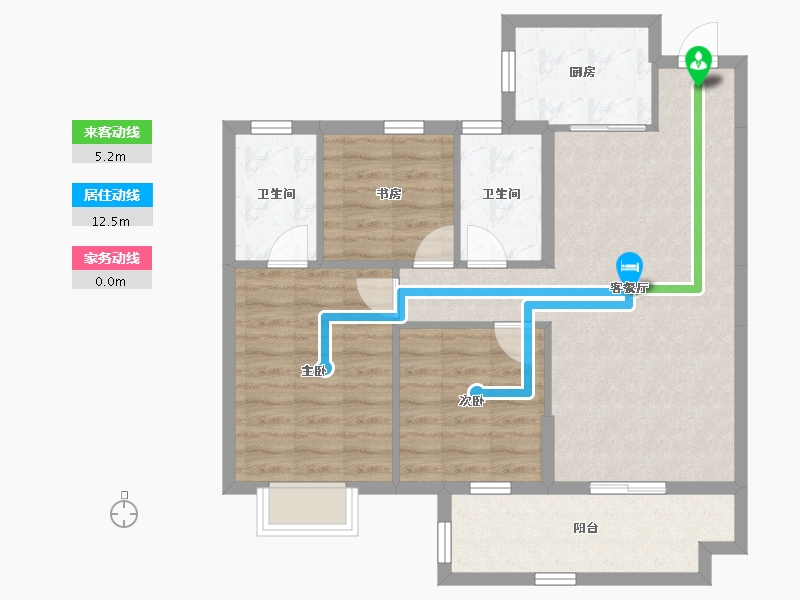 湖北省-宜昌市-梅岭馨语-81.03-户型库-动静线