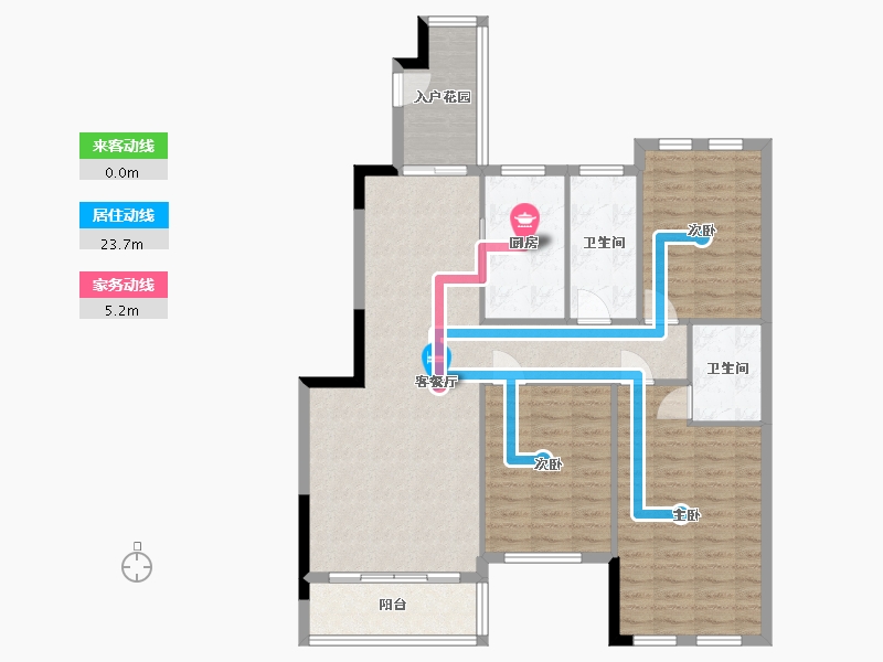 湖南省-怀化市-怀化黔阳府-106.18-户型库-动静线