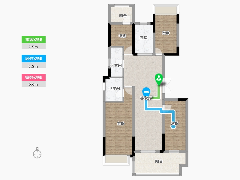 安徽省-宣城市-国投皖投・天下名筑-99.99-户型库-动静线