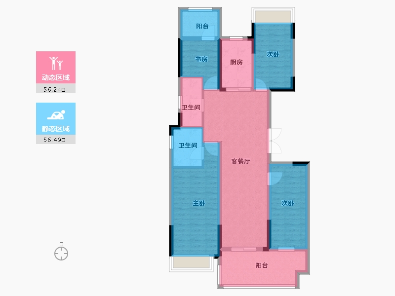 安徽省-宣城市-国投皖投・天下名筑-99.99-户型库-动静分区