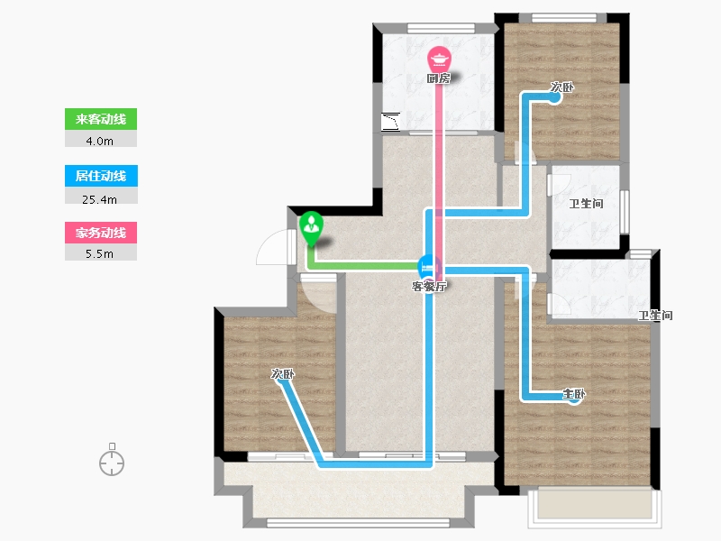 河南省-洛阳市-中成颐尚苑-99.99-户型库-动静线